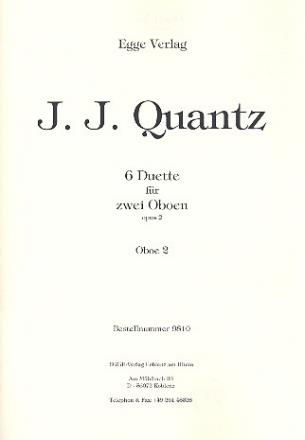 6 Duetten für 2 Oboen